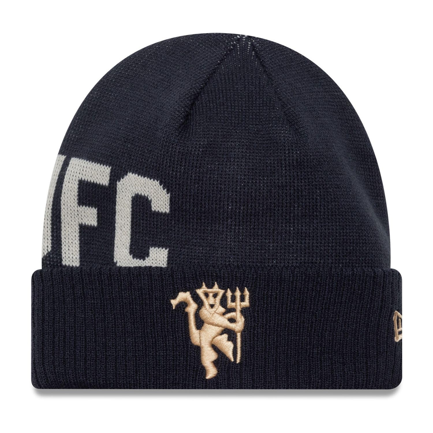 New Era Unisex Navy Winter Beanie - Mufc Logo Manchester United