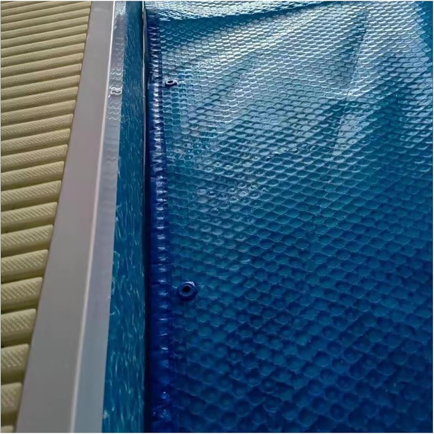 Amazon.com: 16 Mil Blue Pool Solar Covers for Inground Pools, Bubble ...