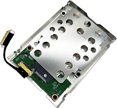 Peidesi NVME M.2 PCIe SSD to 2.5 inch Hard Drive Caddy Bracket Tray Compatible with Lenovo ThinkPad T470 T480 1AX994 with SATA HDD Cable