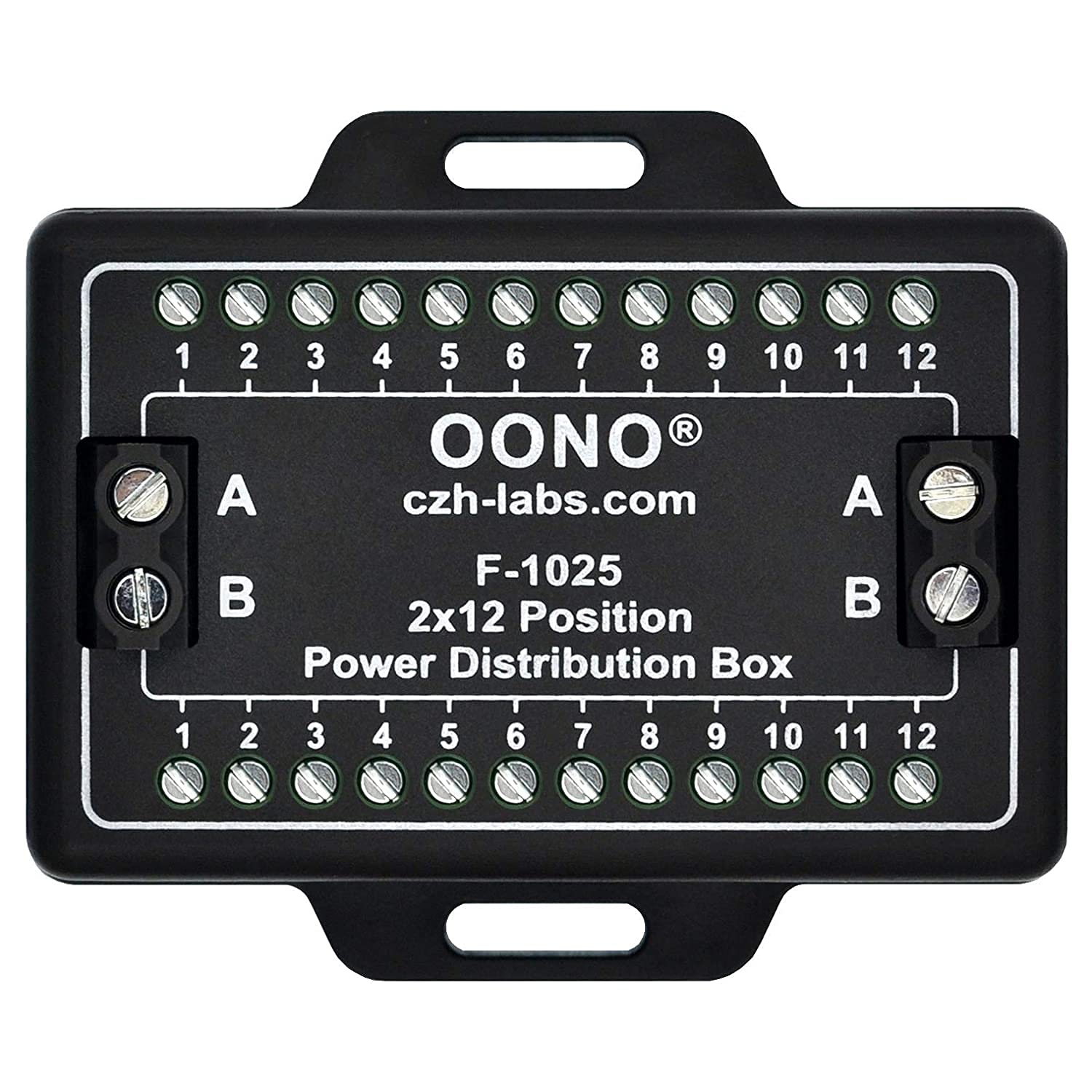 Módulo caja distribución 30A/300V 2x12 posiciones terminal tornillo miniatura 1