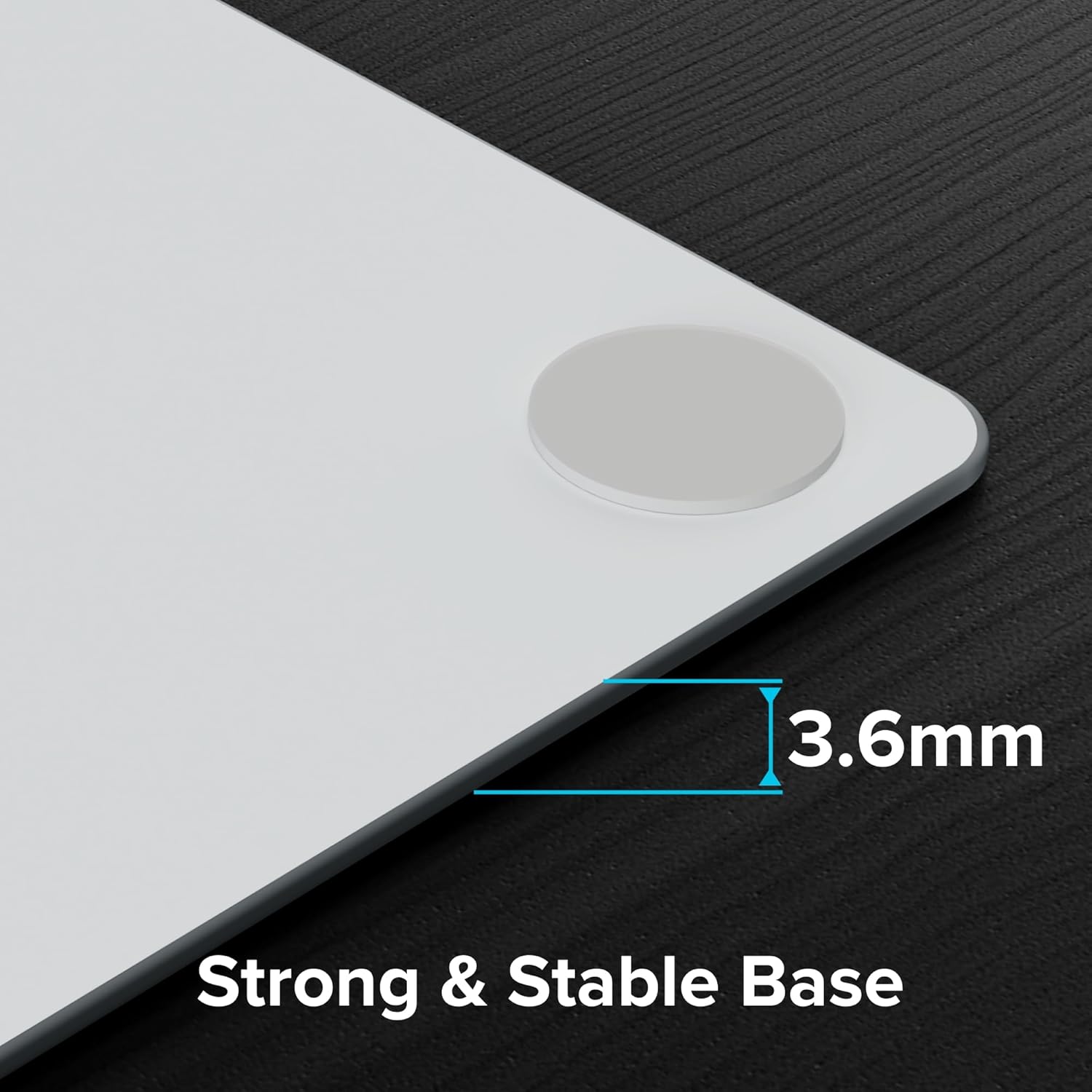 XL Glass Mousepad, Professional and Gaming Mouse Pad for Speed and Precision, Extra Large Surface for Home or Office Desks - Great for Gamers, Architects, & Designers 16 Inch x 20 Inch