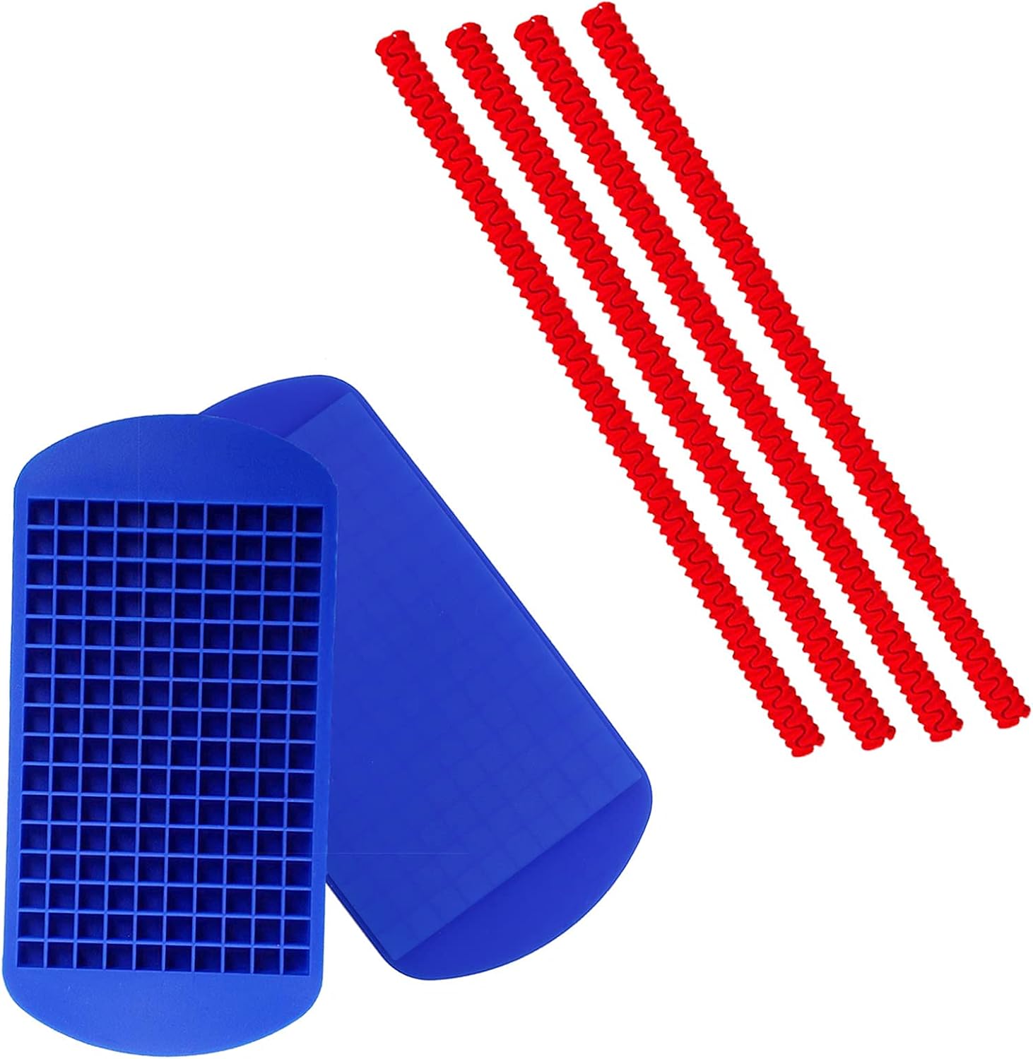 LeeYean Mini Ice Cube Trays + Oven Rack Shields [2+4 Pack