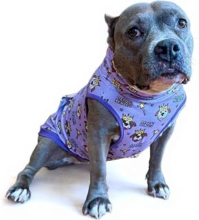 Pittie Clothing Pit Bull Muscle Tee for Dog Breed Dog Shirts Pet Printed Clothes Cool Funny