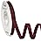 Ribbli Double Faced Burgundy Satin Ribbon,3/8 x Continuous 25 Yards,Use for Bows Bouquet,Gift Wrapping,Floral Arrangement