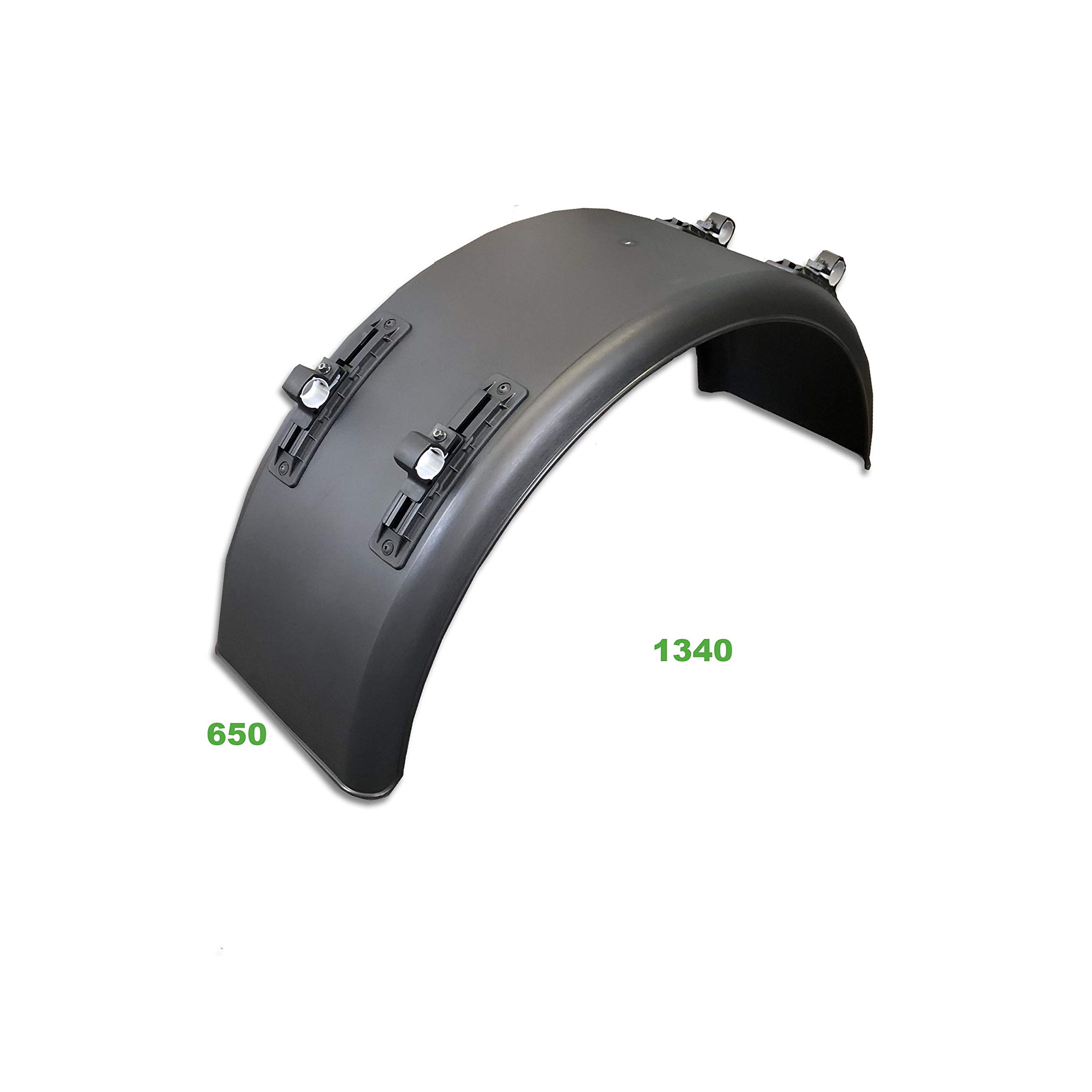 Błotnik szerokość 650 / rozpiętość 1340 mm z mocowaniem, uchwyt B samochód ciężarowy NFZ Trecker