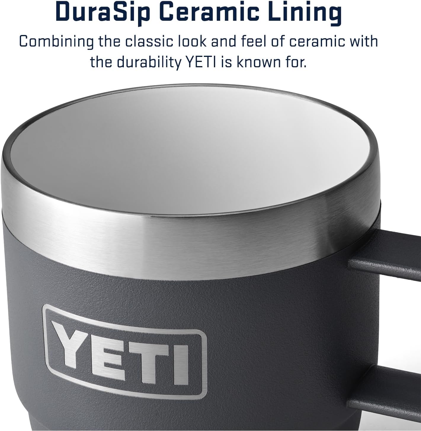 YETI Rambler 6 oz Stackable Mug, Stainless Steel, Vacuum Insulated Espresso/Coffee Mug, 2 Pack