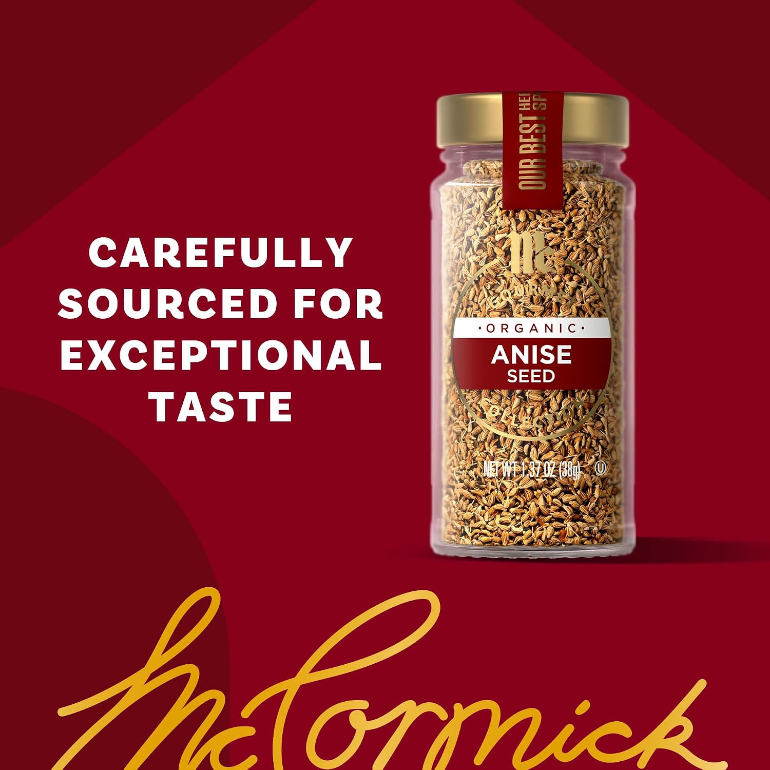 McCormick Gourmet Organic Anise Seed, 1.37 oz image 4