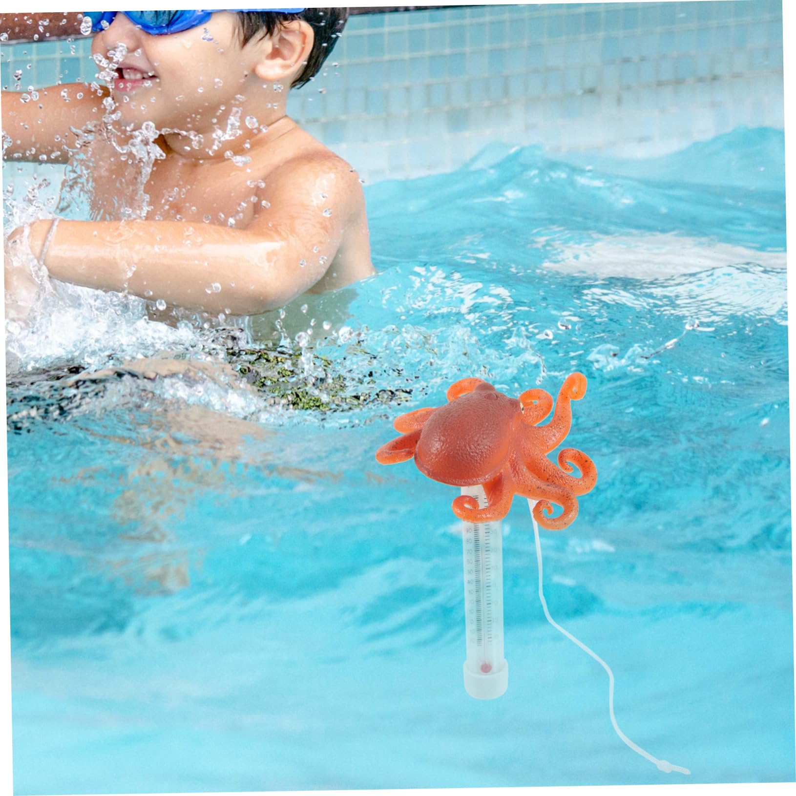 Toddmomy 3pièces Thermomètre Flottant De Piscine Thermomètre De Température De Eau Pour Spas Et Aquariums Lecture Précise Et Avec Design Forme De Pieuvre
