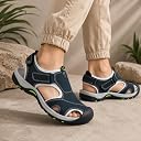 FUEL Soldier-04 Fisherman Sandals for Men | Comfortable, Breathable, Flexible Casual Sandals with Protective Bump Toe | Anti-Skid Outdoor & Beach Sports Footwear (Navy, 6UK) gallery image