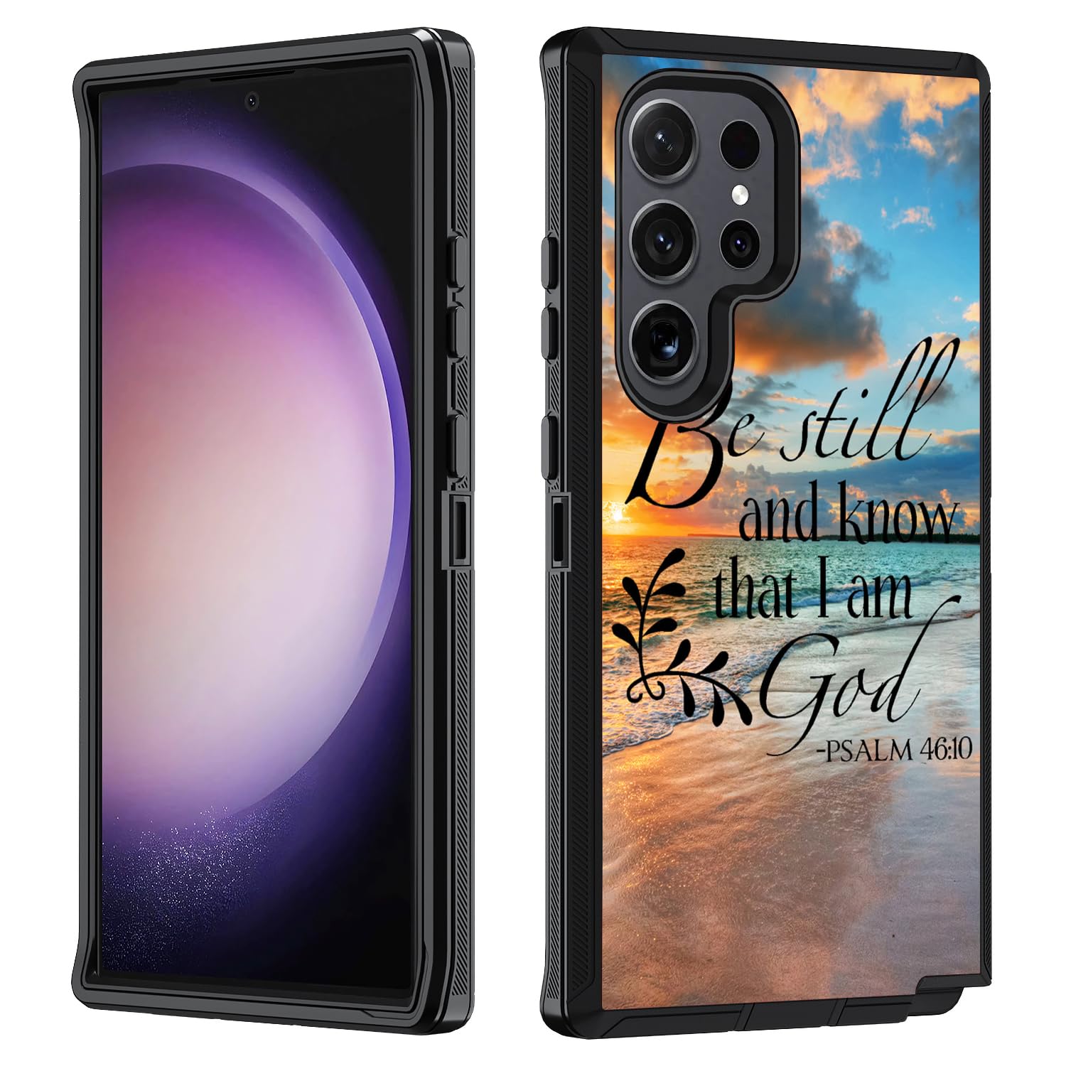 FQTBCEARI for Samsung Galaxy S24 Ultra Case, Military Grade Heavy Duty 3-Layer Shockproof Full-Body Protective Cover for Samsung Galaxy S24 Ultra 5G (