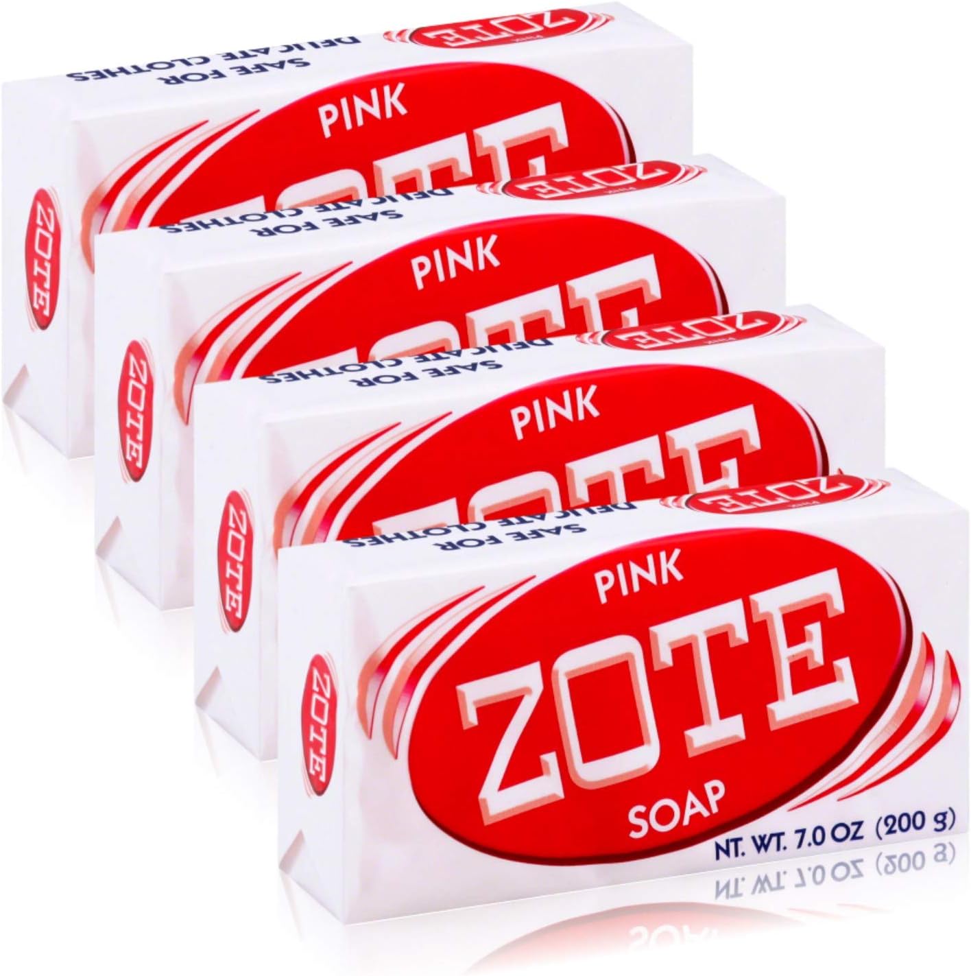 Laundry Soap Bar Pink 4 Bars 7.0 Ounce Each