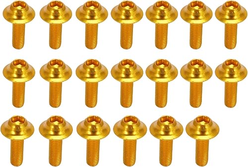 Miniatura 5 de AnXin Kit de pernos de carenado de motocicleta 116 piezas tornillos CNC universal para GSXR 600 750 1000 YZF R6 R3 R1 SV650 ZX6R ZX10R ZX14 EX300