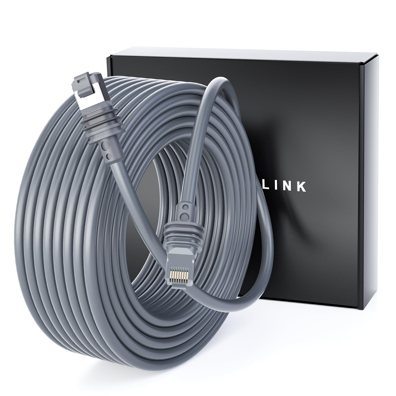 DuHeSin Starlink Gen 3 Cable (75FT / 23M), Waterproof Starlink Cable Extension for Starlink Standard Actuated Gen 3 / Satellite V3, Replacement Starlink Ethernet Cable Gen 3