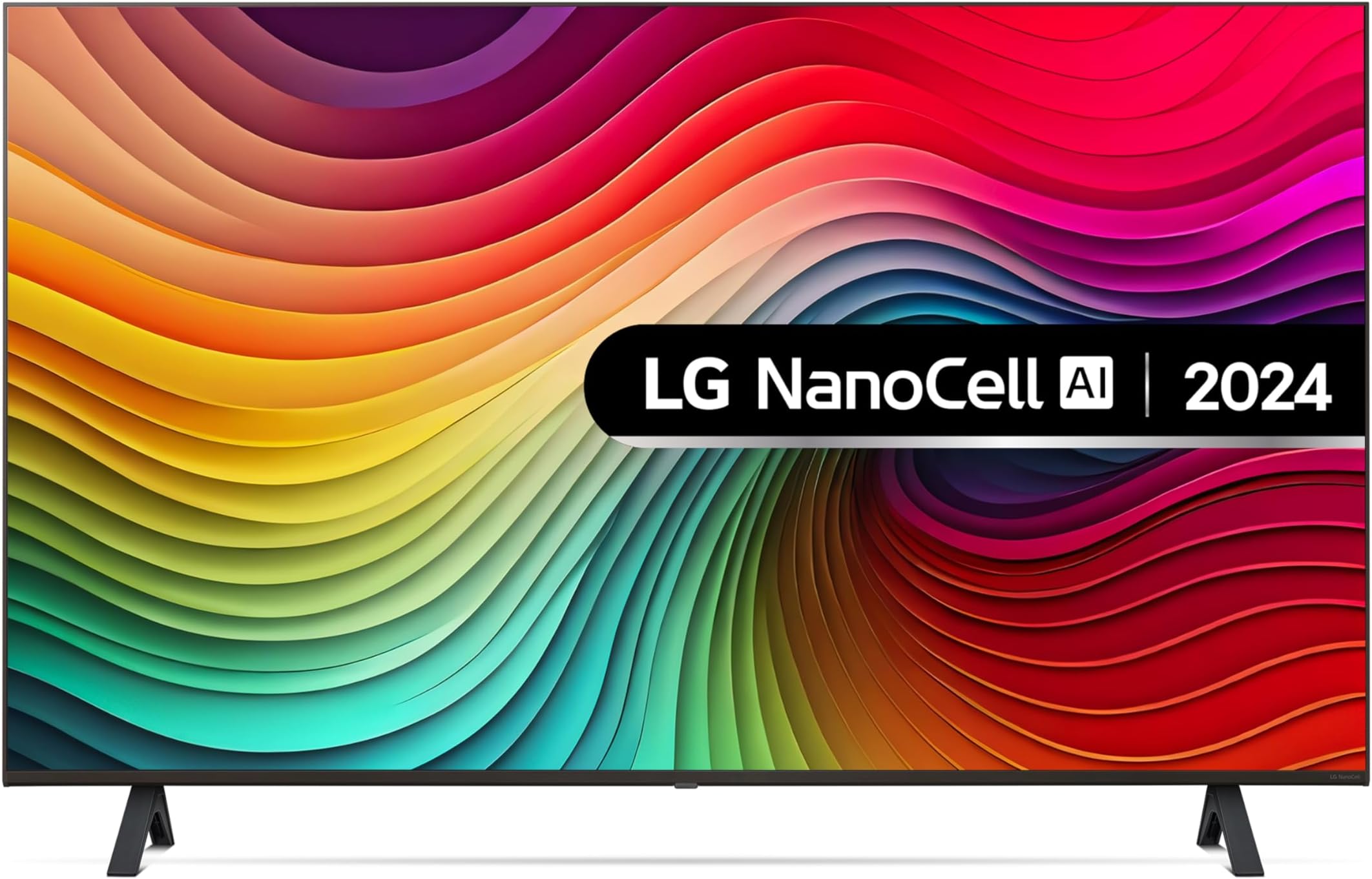 LG 43NANO82T6B 43-Inch Nanocell AI 4K UHD Smart TV, (α5 AI Processor Gen7, Freeview Play and Amazon Alexa, 60Hz), Ashed Blue [Model 2024]