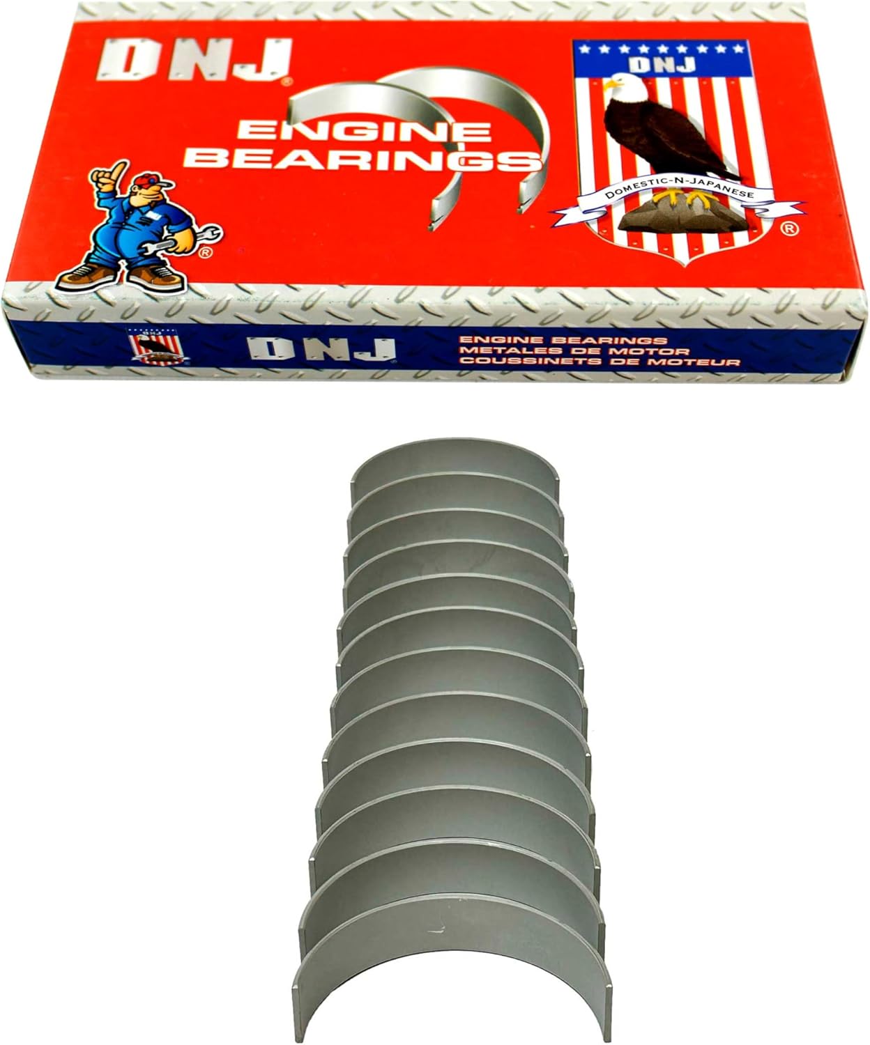 DNJ RB1174 Rod Bearings Set for 2014-2019 Jeep Ram Grand Cherokee 1500 3.0L DOHC V6 3987cc