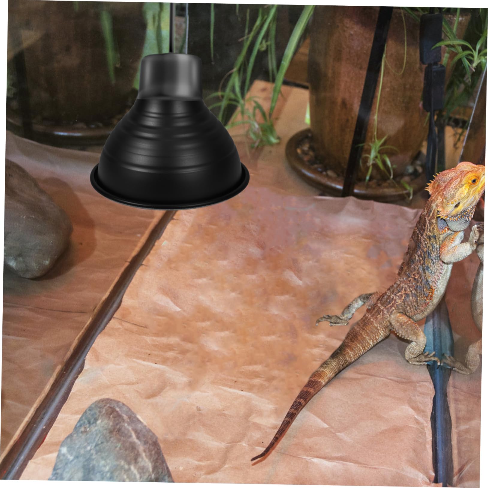 PRETYZOOM 5 Pezzi Di Paralume Isolante Per Lampada Di Calore Per Recinti Per Rettili Facile Da Installare