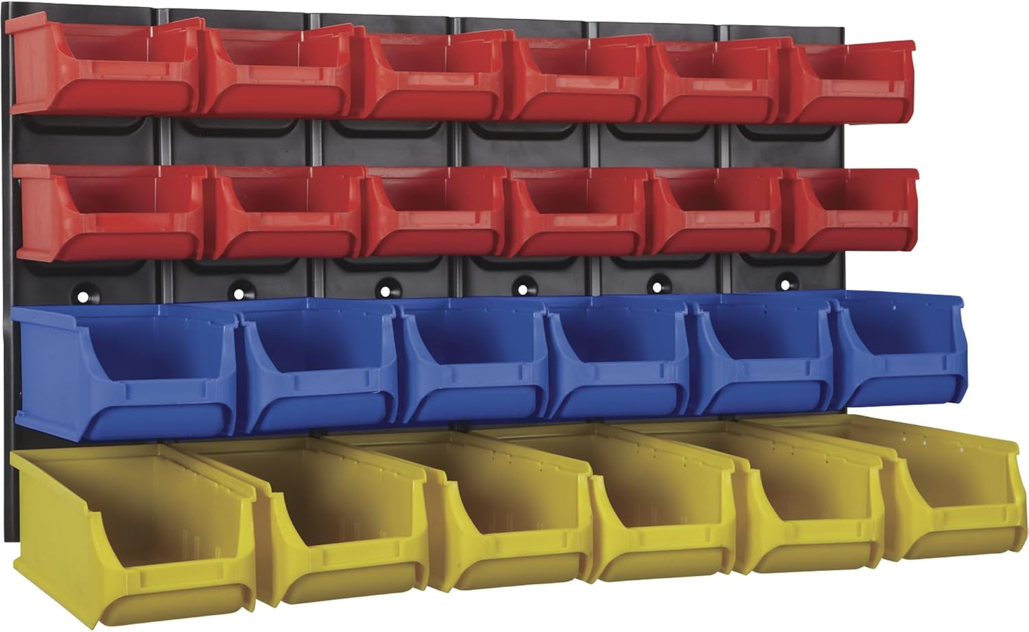 Ironton Metal Louvered Panel System with 24 Bins