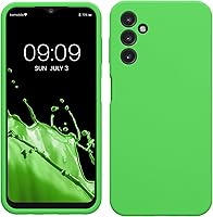 Vista 141 de kwmobile Funda compatible con Samsung Galaxy A52 / A52 5G / A52s 5G - Funda de Teléfono de Silicona TPU con Acabado Suave - Arrecife Azul