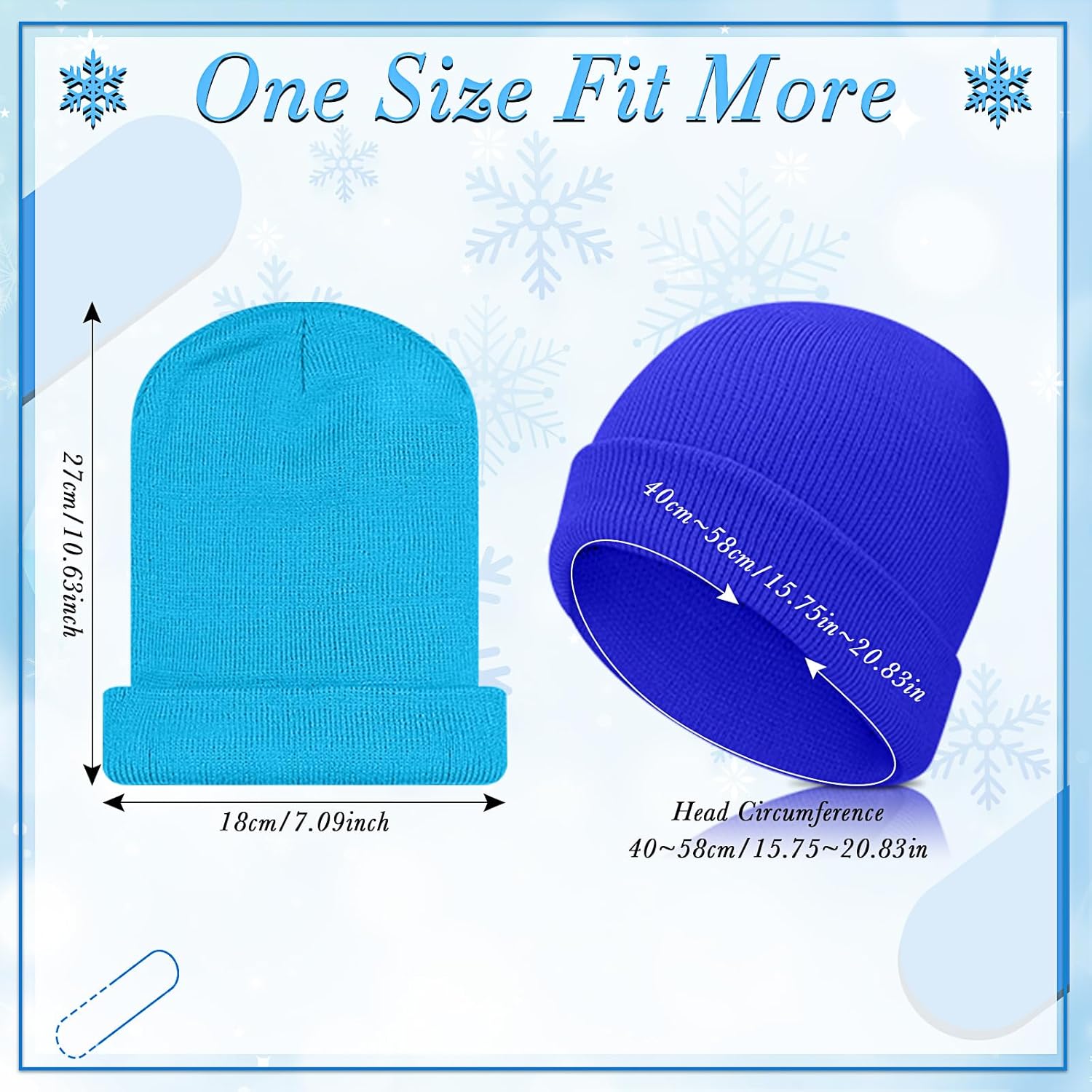 Handepo 50 Pcs Kids Knit Beanie Hat Bulk Windproof Unisex Cozy Children Warm Acrylic Cap for Winter Cold Weather - Image 3