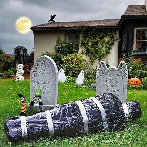 Scary Halloween Decorations Outdoor, Halloween Inflatables Yard Decorations Clearance, Dead