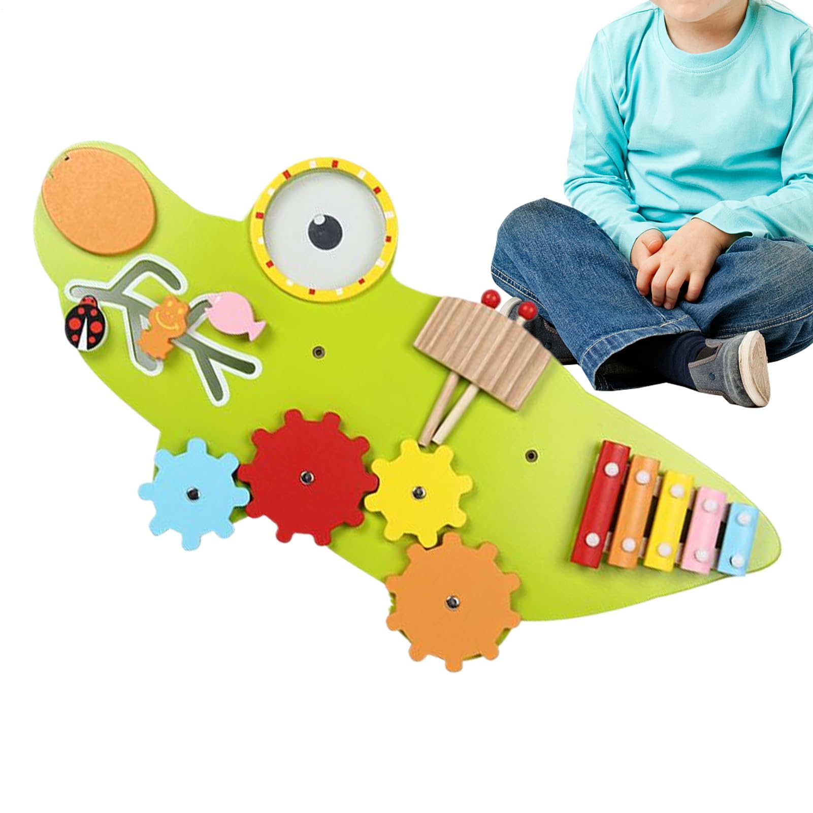 Pannello Attività Da Parete Giocattolo Per Lo Sviluppo Delle Abilità | Centro di Apprendimento e Attività da Parete Per Bambini In Casa Asilo Scuola Materna Aula E Sala Giochi