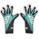 Junior Neo League Goalkeeper Gloves, Black/White/Teal