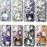 原神 スマホケース iPhone多機種対応 胡桃 ナヒーダ 放浪者 散兵 楓原万葉 アルハイゼン 綺良々 白朮 カーヴェ 雷電将軍 ショウ タルタリヤ ティナリ セノ かわいい スマホカバー 携帯ケース レンズ保護 脱着簡単 軽量 傷防止 (クレー,iPhone15Plus)