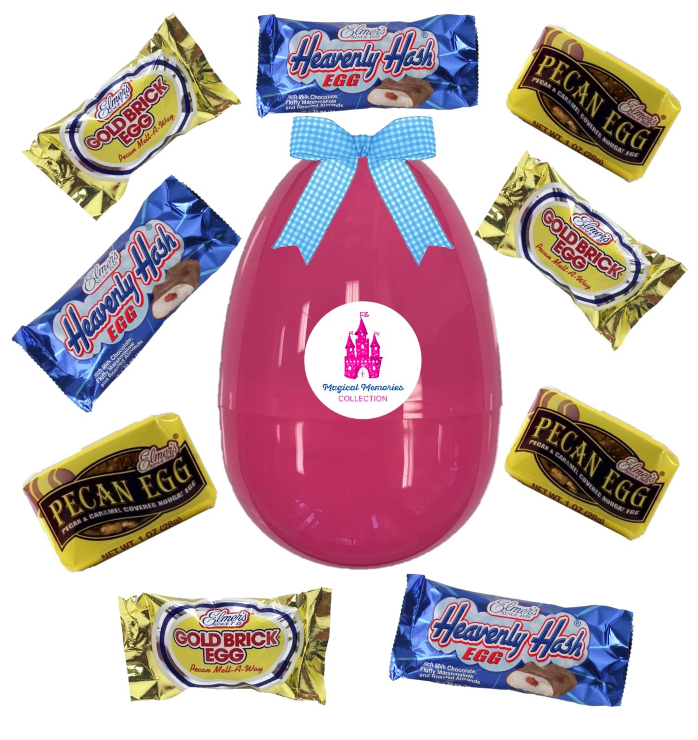 Elmer's Chocolate Easter Egg Gift 3 Gold Brick Eggs, 3