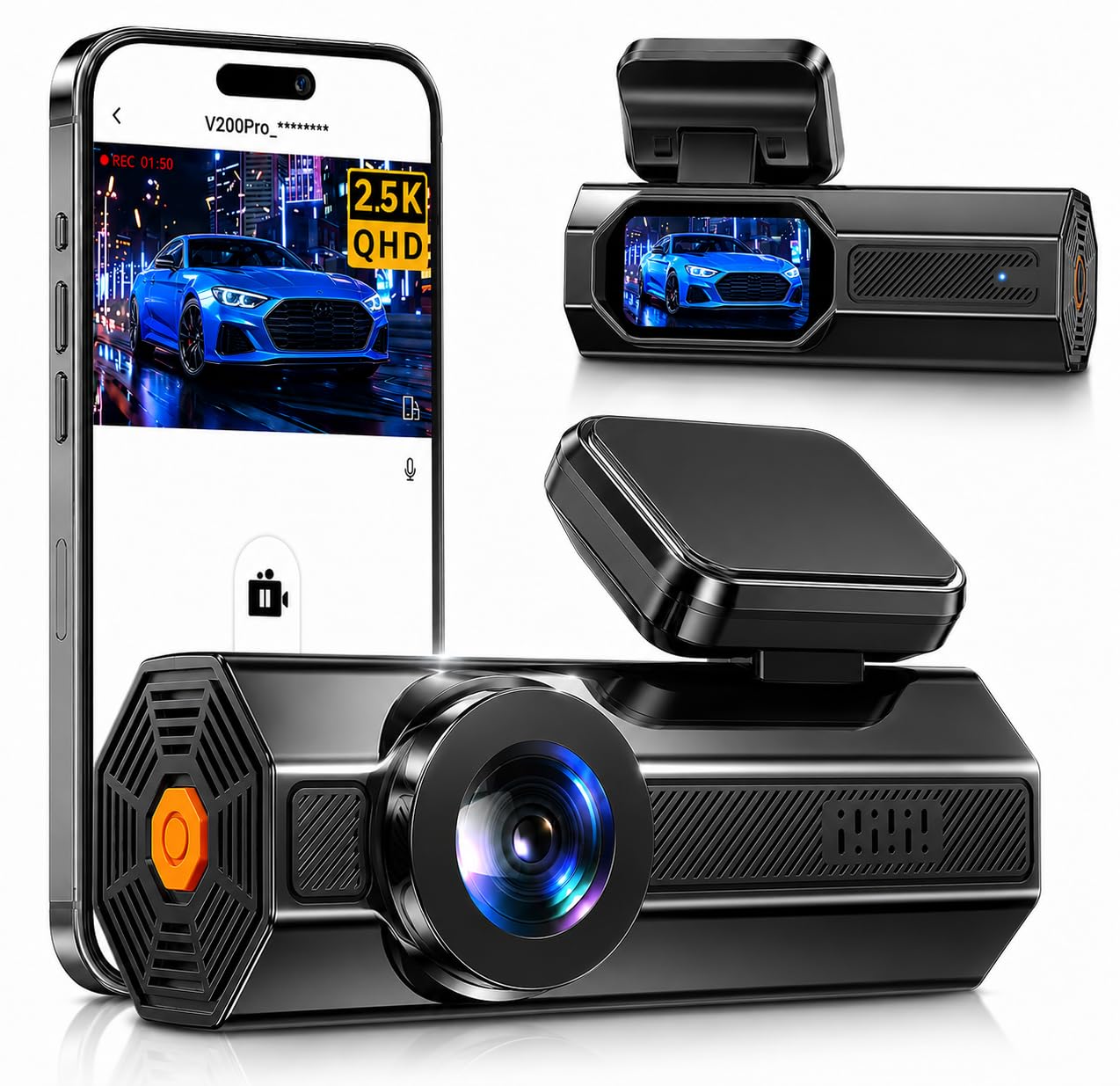 Veement V200Pro 2.5K Dash Cam