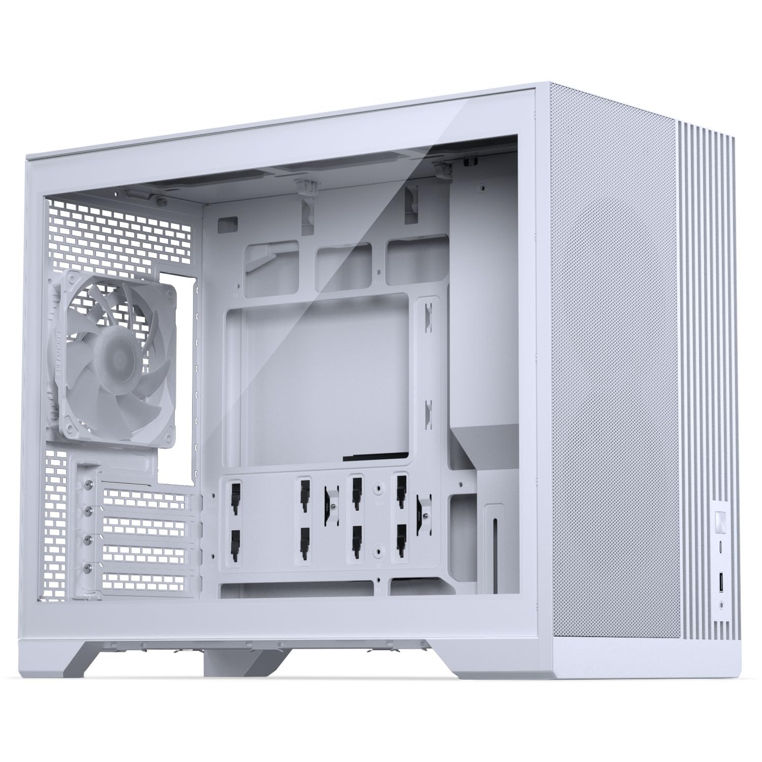 Phanteks XT M3, Case Gaming Compatto Micro-ATX, Filtro Mesh ad Elevate Prestazioni, Finestra in Vetro Temprato, 3 Ventole D-RGB da 120mm incluse, Bianco