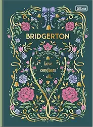 Tilibra - Caderno Brochura Capa Dura Colegial Bridgerton 80 Folhas - Love Conquers All Verde