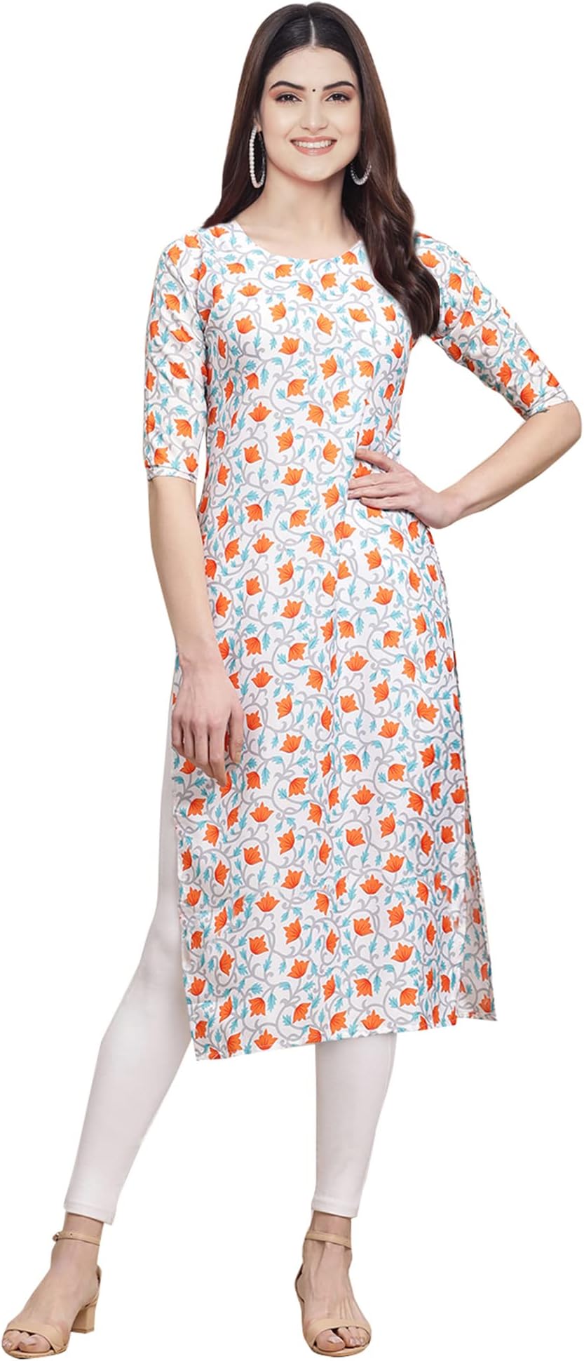 PinkmintWomen's Digital Printed Kurti