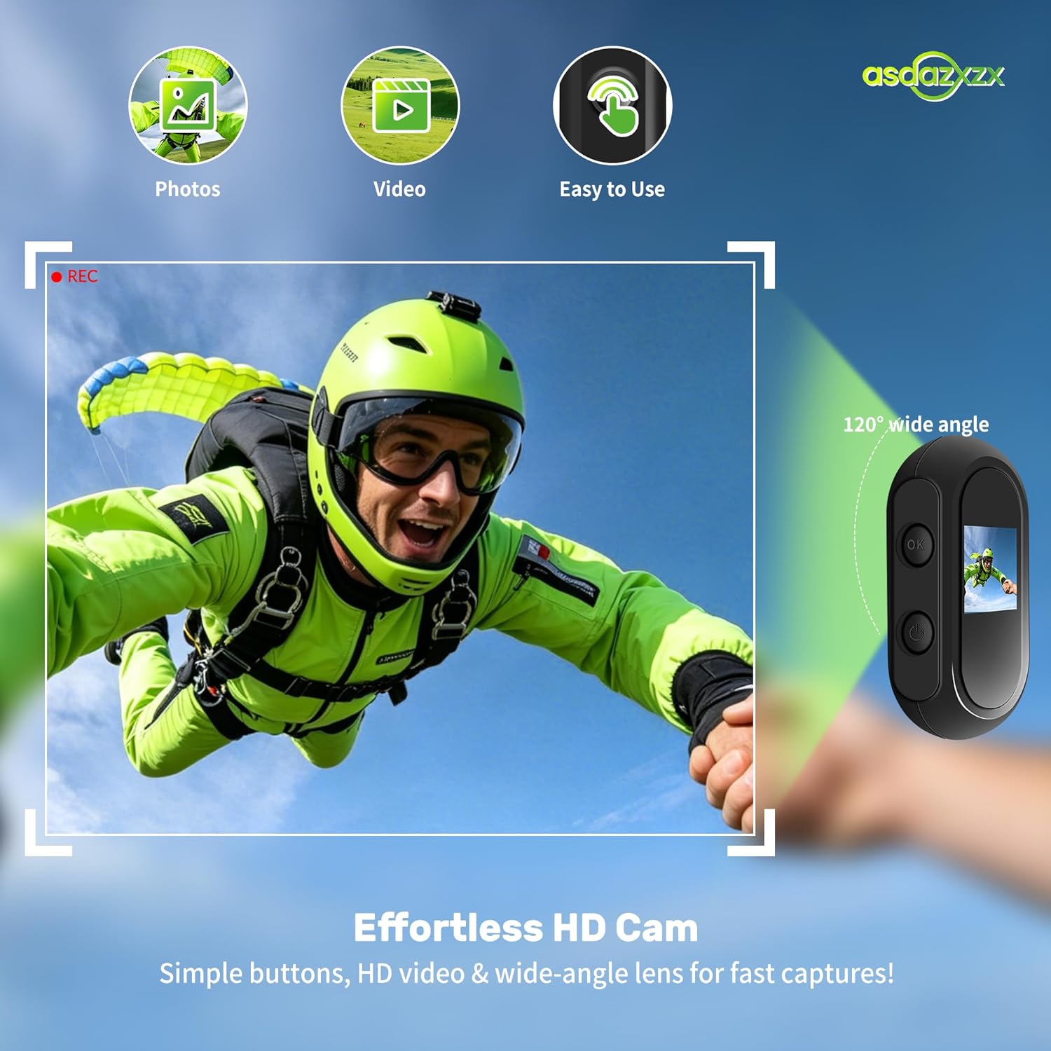 Mini Body Camera 1080P with Display Screen, 2026 Upgraded-Tech Bodycam, Wearable Sports Action Camera, Portable Helmet Cameras, Small POV Camera with 120° Wide-Angle, Multiple Accessories