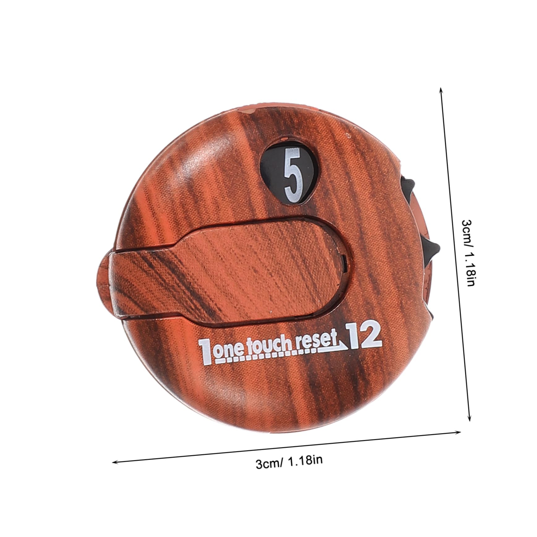 Hemoton Mini Score Counter for Golf Hat Clip Scoring Tool Golf Scoring Accessories for Golfers