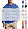 Sudadera de forro polar con cuello redondo para hombre, suave y casual 7