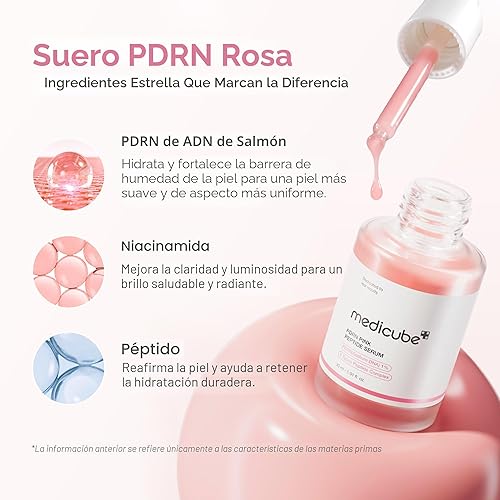 Miniatura 3 de medicube Overnight Renewal Salmon PDRN Duo: Salmon DNA PDRN - Suero de péptido rosa y salmón ADN PDRN Crema de cápsula de colágeno rosa, regalos