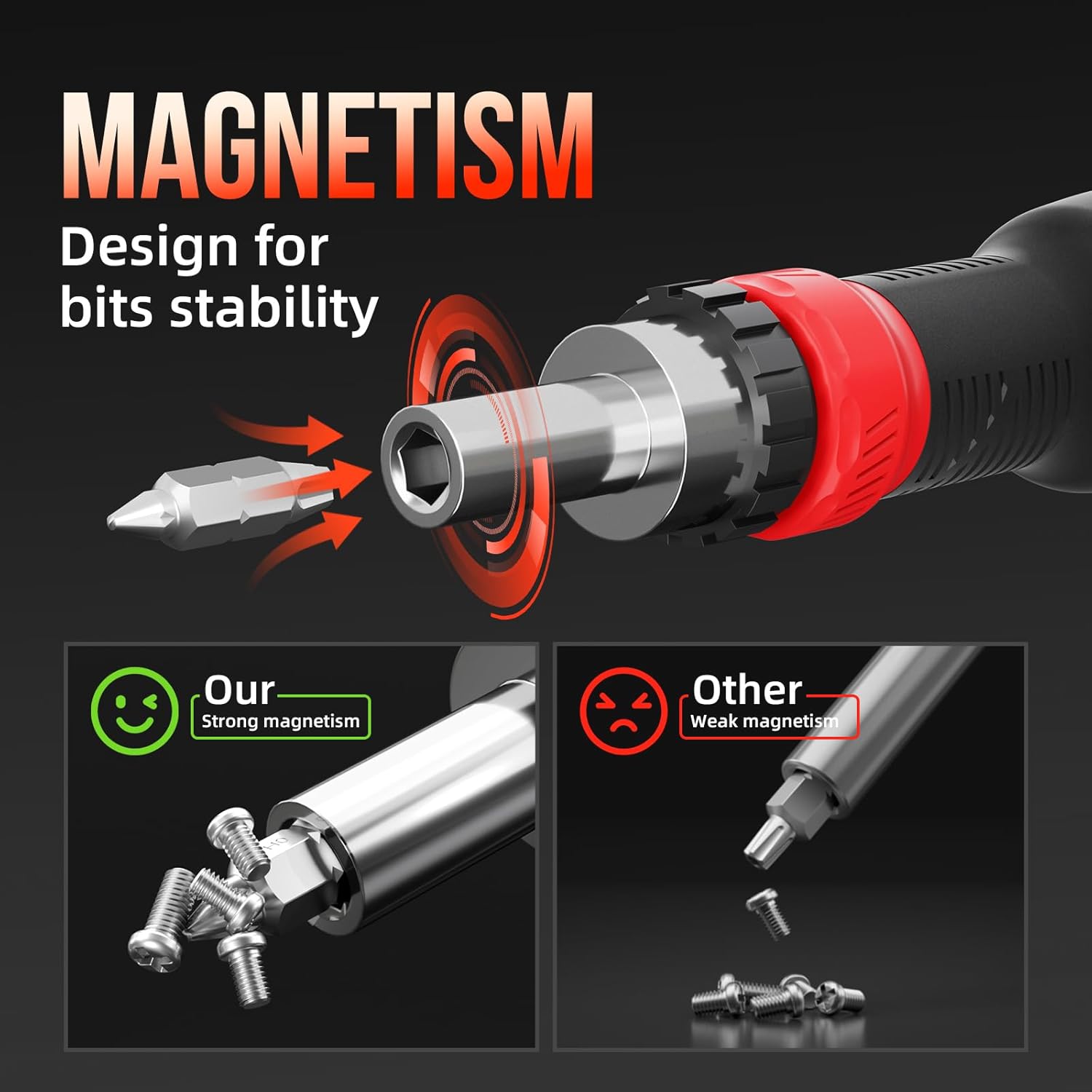 SHARDEN 26-in-1 Ratcheting Screwdriver Set Multi Ratchet Screwdriver Multi Screwdriver Tool Kit with 12 Double Ended CRV Bits Phillips Slotted Torx Hex Portable Tool for Home Bike Computer Repair