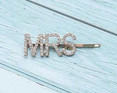 Miniatura 3 de Sowaka BRIDE - 2 pinzas para el cabello vintage de metal dorado plateado con diamantes de imitación, accesorios para el cabello para novia, mujeres