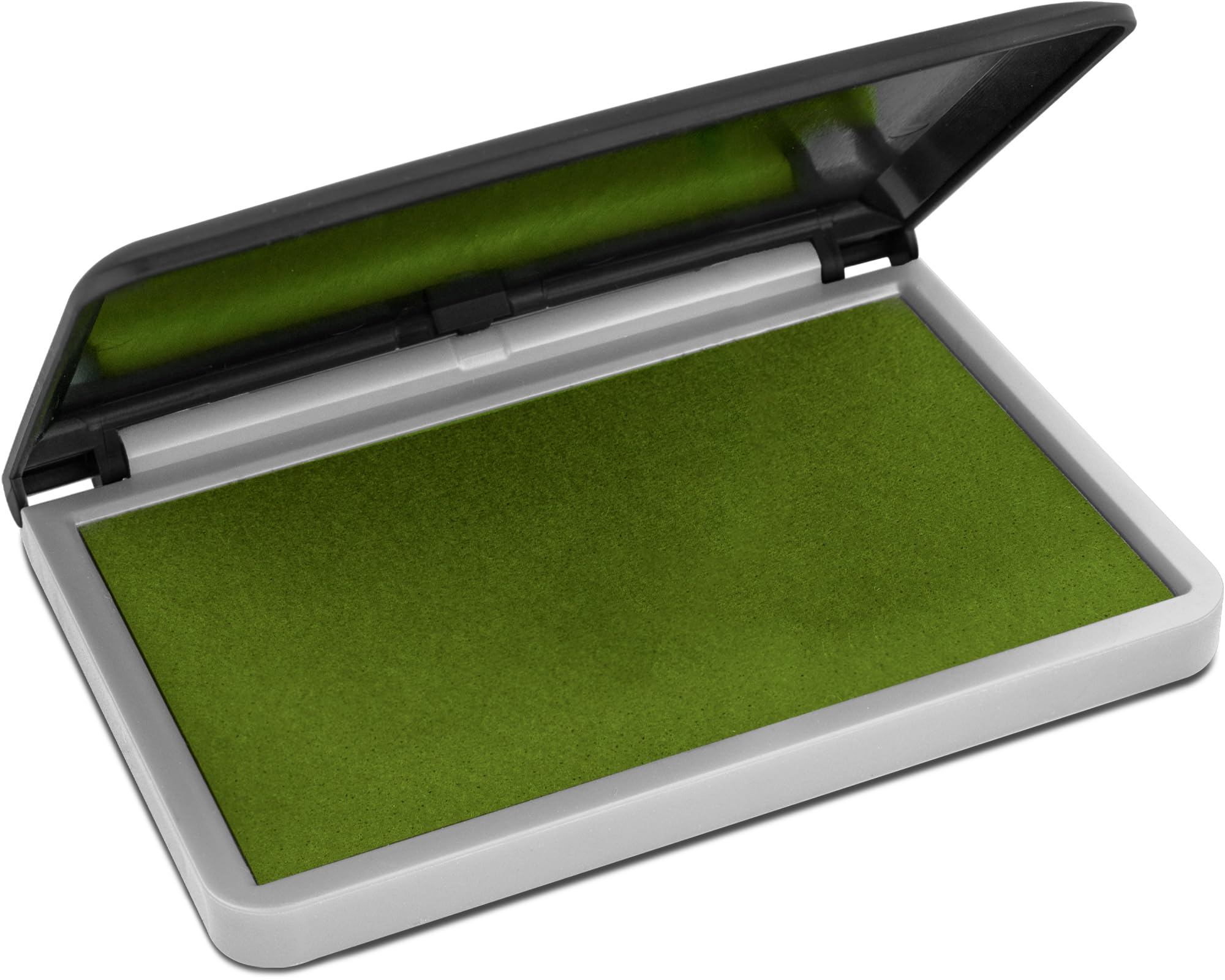 MaxMark Almohadilla de fieltro de alta calidad para sellos de tinta verde oliva, 4-1/4 pulgadas x 7-1/4 pulgadas