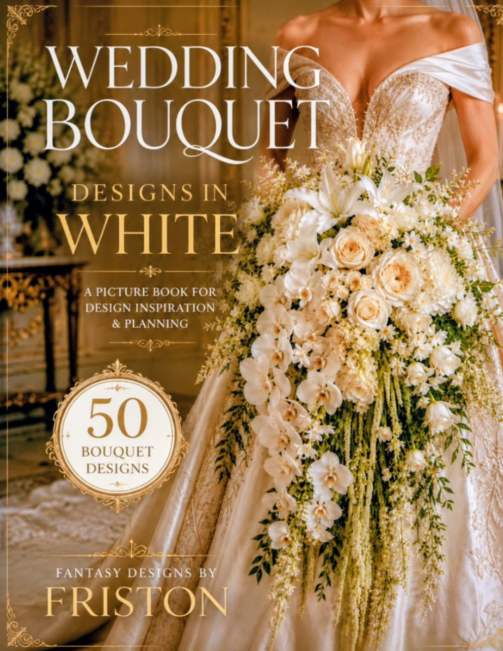 Wedding Bouquet Designs in White by Fantasy Designs by Friston: 50 Bouquet Designs