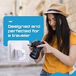 Ceptics Canada to South Africa, Bostwana, Namibia Travel Adapter Set (Type E/F, G, M) - Charge your Cell Phone, Laptops, Tablets - Grounded - 3 Pack