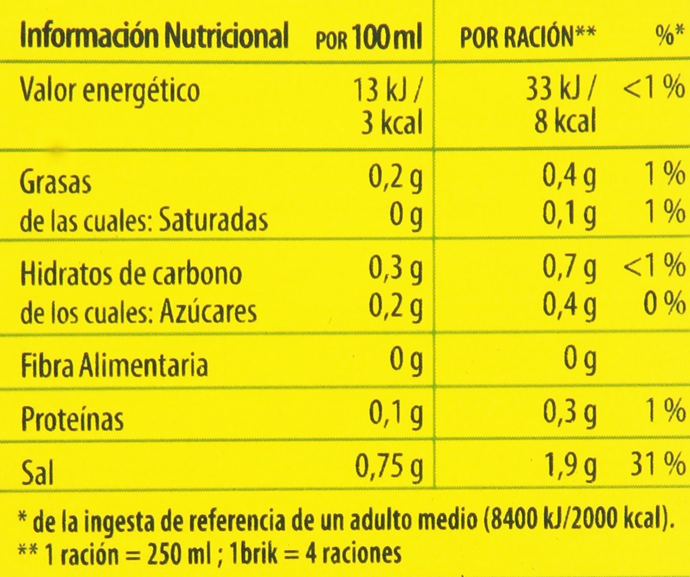 Gallina Blanca - Caldo casero de verduras - 100% Natural - 1 l - [pack de 3]