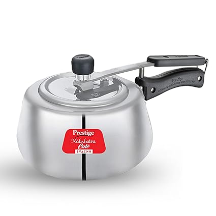Prestige Nakshatra Cute Svachh Aluminium Pressure Cooker, 3.0L (Polished)