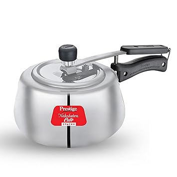 Prestige Nakshatra Cute Svachh Aluminium Pressure Cooker, 3.0L (Polished)