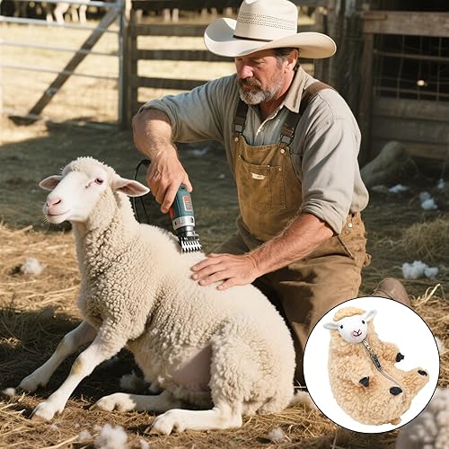 Miniatura 4 de AGRIMONY Cute Shaved Sheep Stuffed Animals,Small Plushies Kawaii Lamb Plush Toys, Easter Valentines Mothers Day Birthday Christmas Funny Gifts Sheep