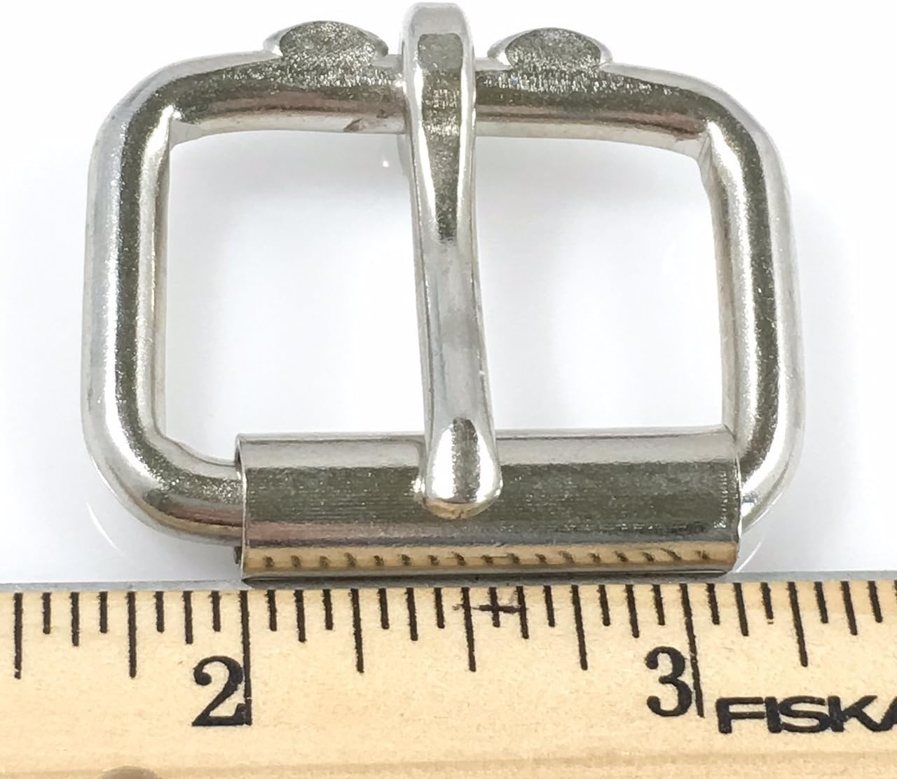 Dangerous Threads Heavy Duty Roller Buckle - Nickel Finish - Various Sizes (1 Piece, Nickel - 1 & 1/2") - Image 3