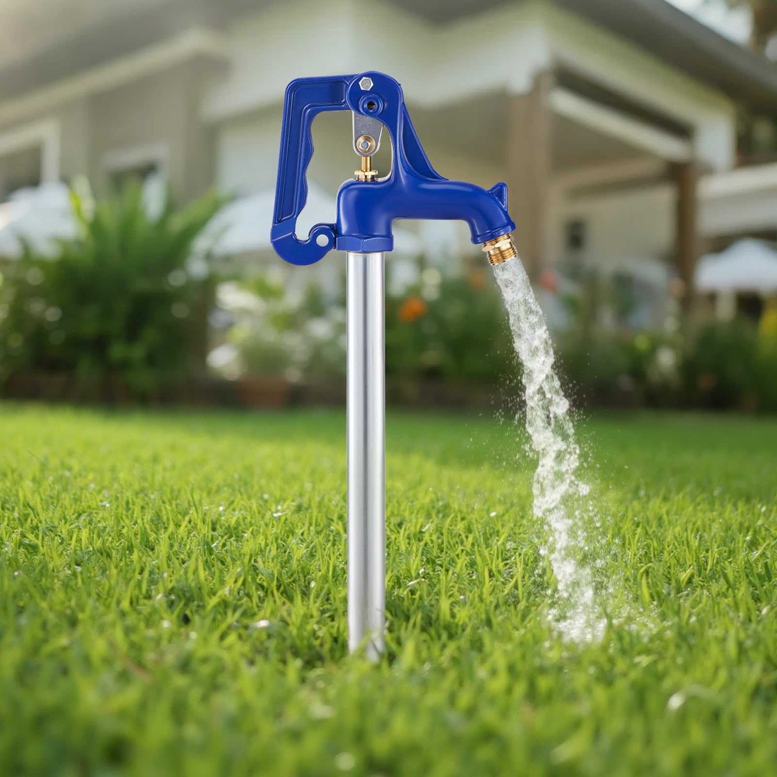VEVOR Hidrante de Jardín Resistente a las Heladas, 1895 mm, Grifo Exterior con Profundidad de Enterramiento 1219,2 mm, Conexión de Tubo G y Acoplamiento de Manguera, a Riego de Jardines y Granjas