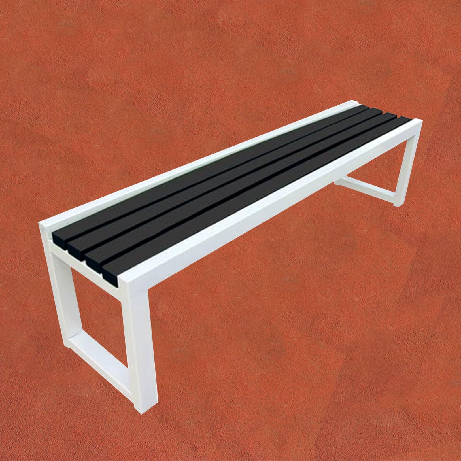 Banc de jardin en bois résistant aux intempéries pour terrasse et véranda 100 cm