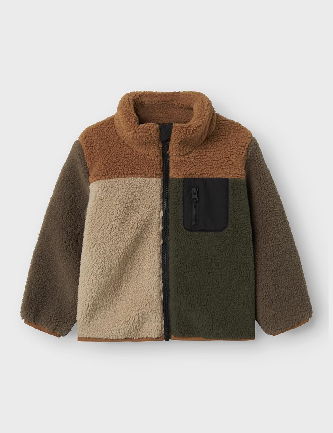 NAME IT Nmmmonico Teddy Jacket Block jongens Nmmmonico Teddy Jacket
