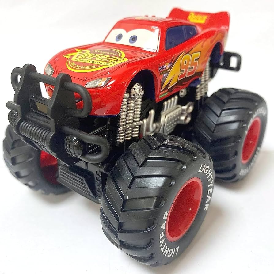 Amazon.co.jp: Iridety Movie Cars 3 Giant Wheels Cars 1:55 Big Tire